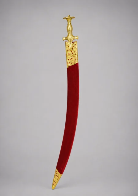 Royal Groom Ceremonial Sword with Red Velvet Finish