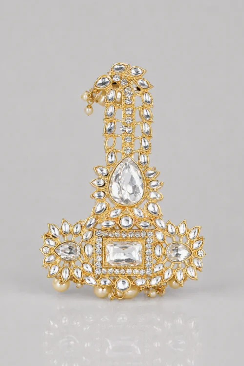 Luxury Gold-Plated Groom Safa Kalangi