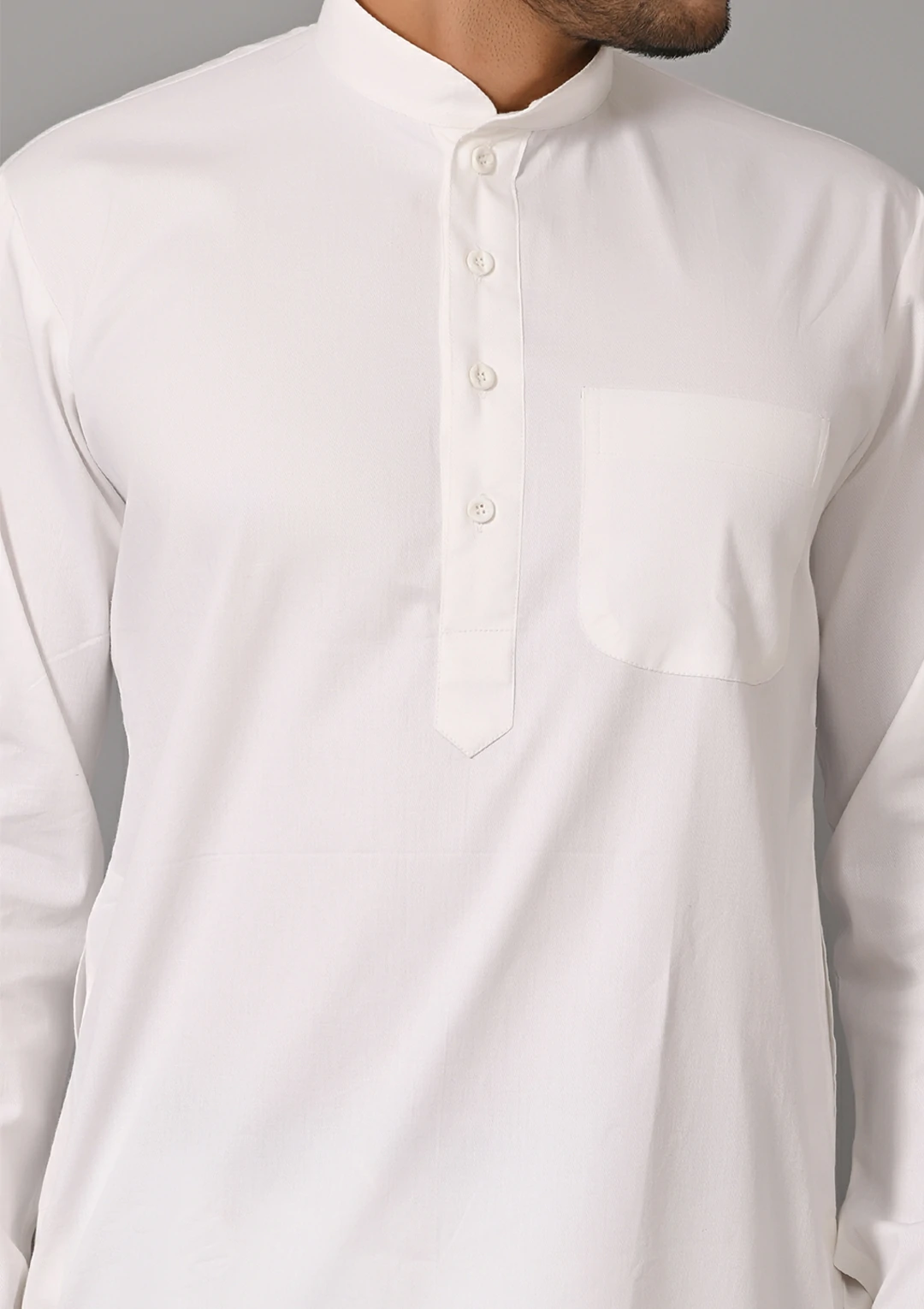 Straight Pure Cotton Kurta Pajama Set - Image 5