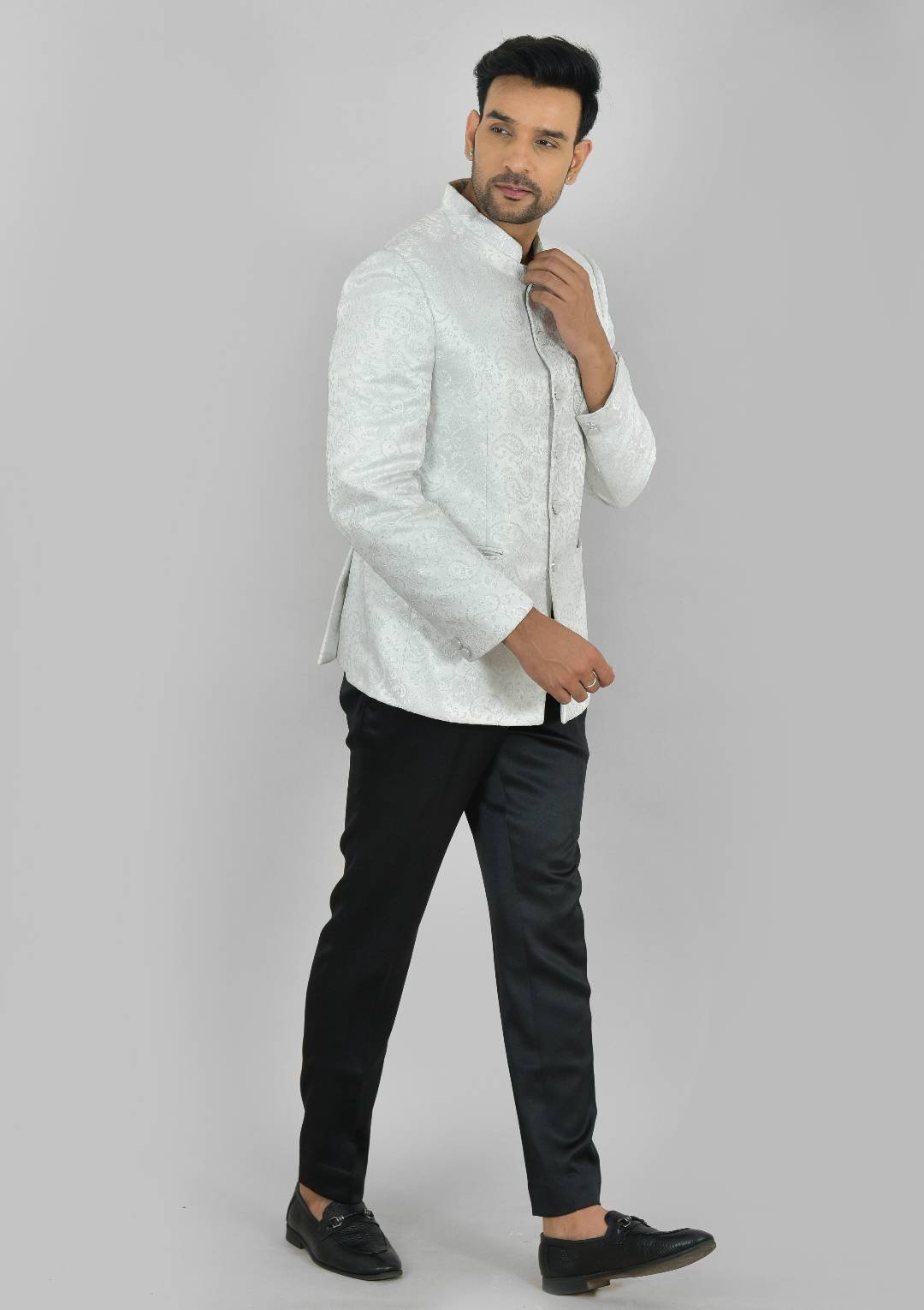 Off-White Jodhpuri Coat - Image 4