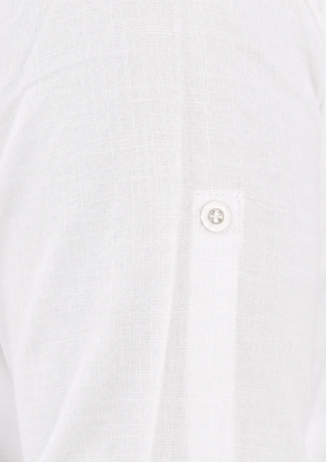 Plain White Linen Pathani Suit for Men - Image 6