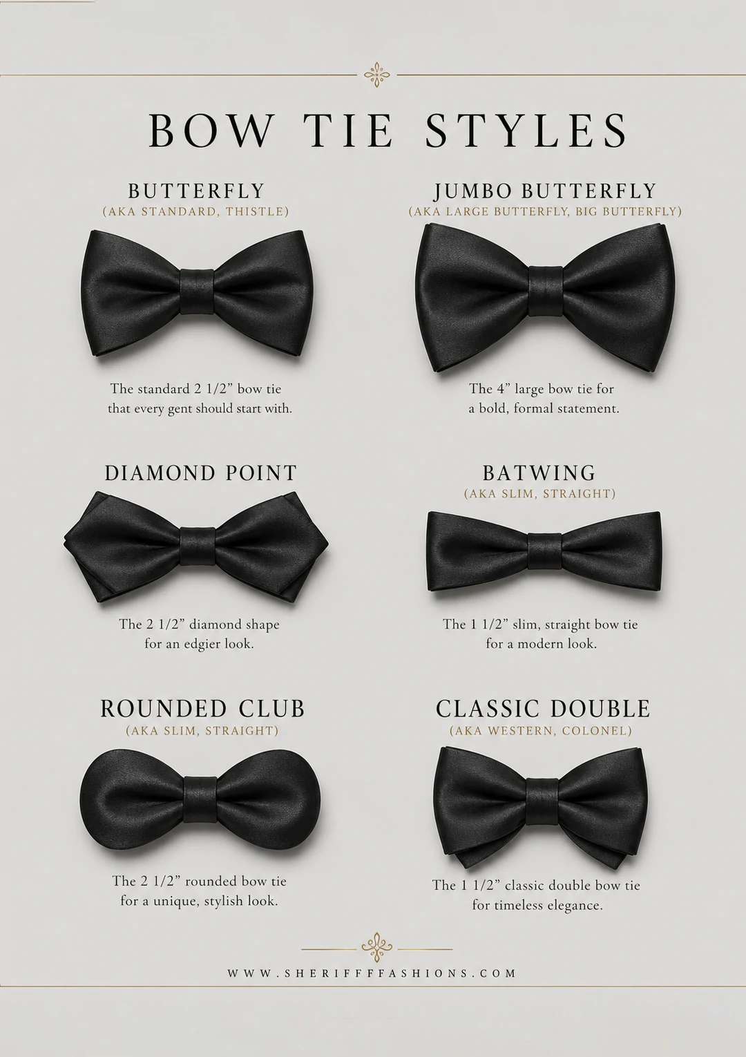 Black Satin Bow Tie for Tuxedo - Image 7