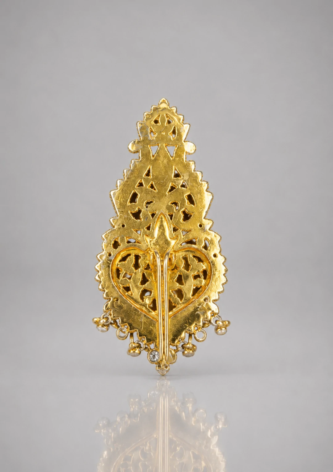 Premium Groom Safa Gold Embellished Kalgi for Men - Image 2